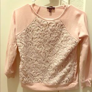 Pink long sleeve shirt